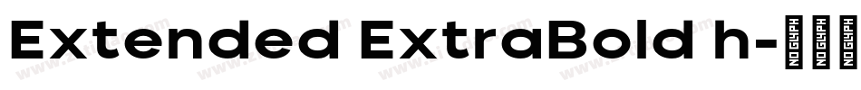 Extended ExtraBold h字体转换